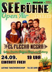 Latino-Flair auf der Seebühne Kronach mit Tanzworkshop
