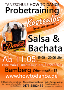 Kostenloses Probetraining der Tanzschule How To Dance