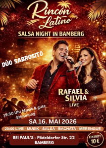 Salsa Night in Bamberg mit Rafael & Silvia - live music