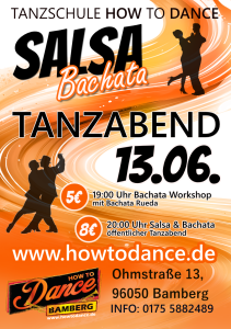 Tanzabend der Tanzschule How To Dance Bamberg mit Workshop